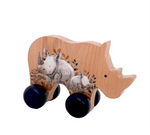Rhino Push Toy