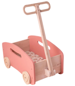 Wooden Toy Wagon / Cart / Toy Storage ~ Pink