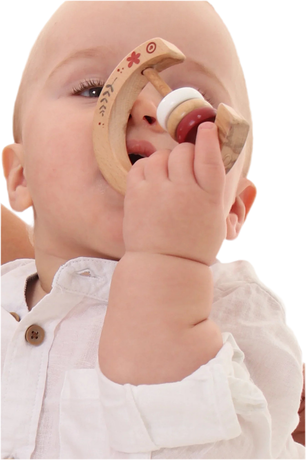 Wooden Rattle - Bebe Pure