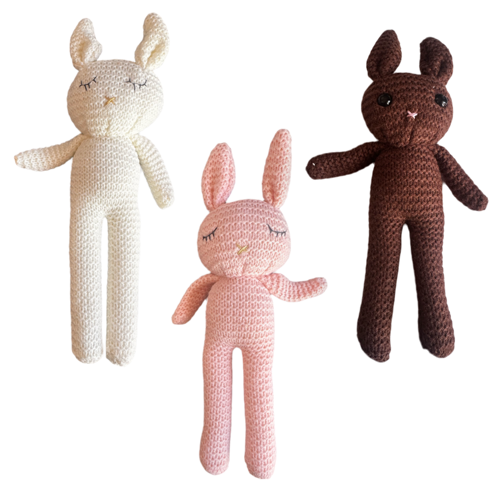 Knitted Cuddle Bunny