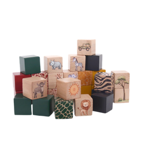 Building Blocks - On Safari - 28 piece set