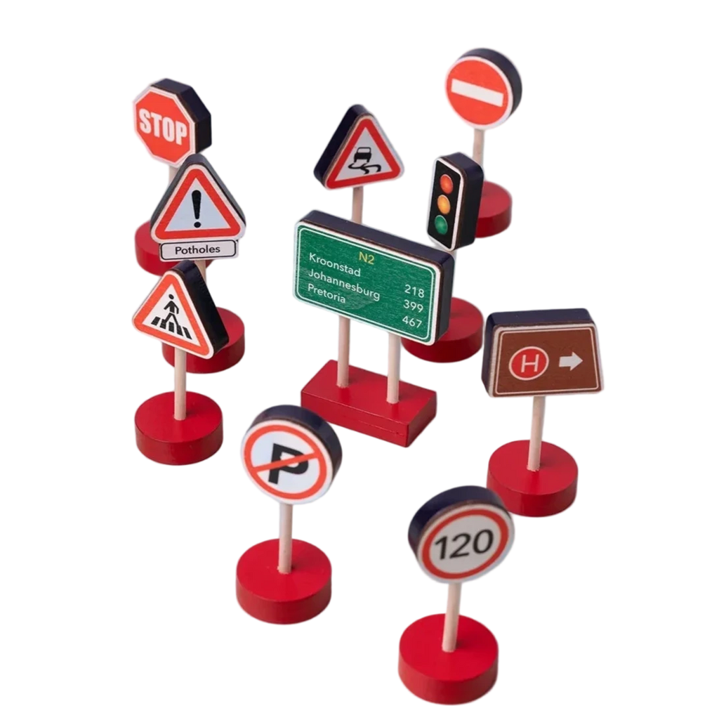 City Road Signs ~ 10 piece set