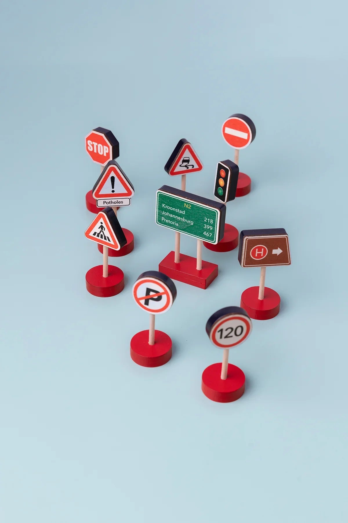 Country Road Signs ~ 10 piece set