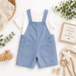 Rupert Linen - Canvas Air Force Blue Jumpsuit