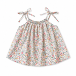 Liberty June Babydoll Top - Grey Betsy