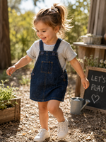 Bluebell Pinafore - Linen-Denim