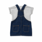 Bluebell Pinafore - Linen-Denim