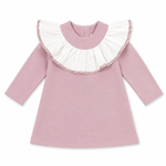 Noah Dress -  White & Floral Frill Long Sleeve