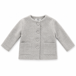 Hunter Over Coat - Grey Melton