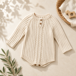 Blake Knitted Romper Long Sleeve