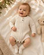 Blake Knitted Romper Long Sleeve