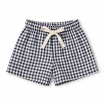 Summer Shorts - Navy Gingham