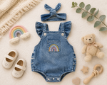 Eleanor Denim Romper