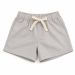 Silver Grey Chambray - Summer Shorts