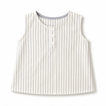 Blue Pinstripe Charlie Vest
