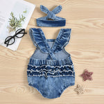 Eleanor Denim Romper