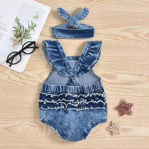 Eleanor Denim Romper