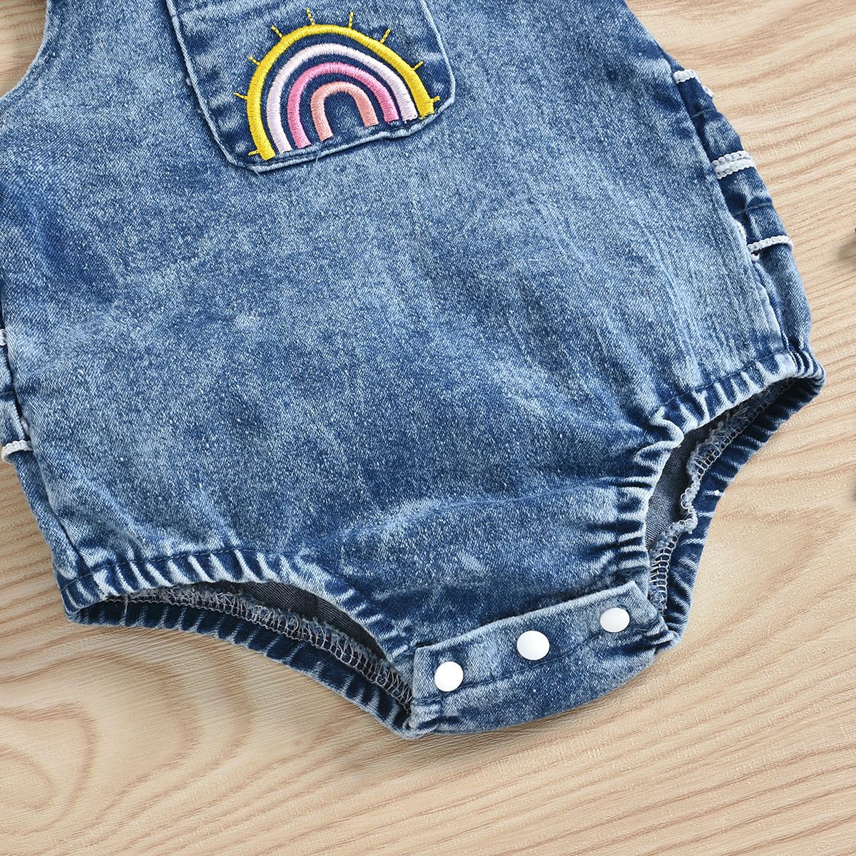 Eleanor Denim Romper