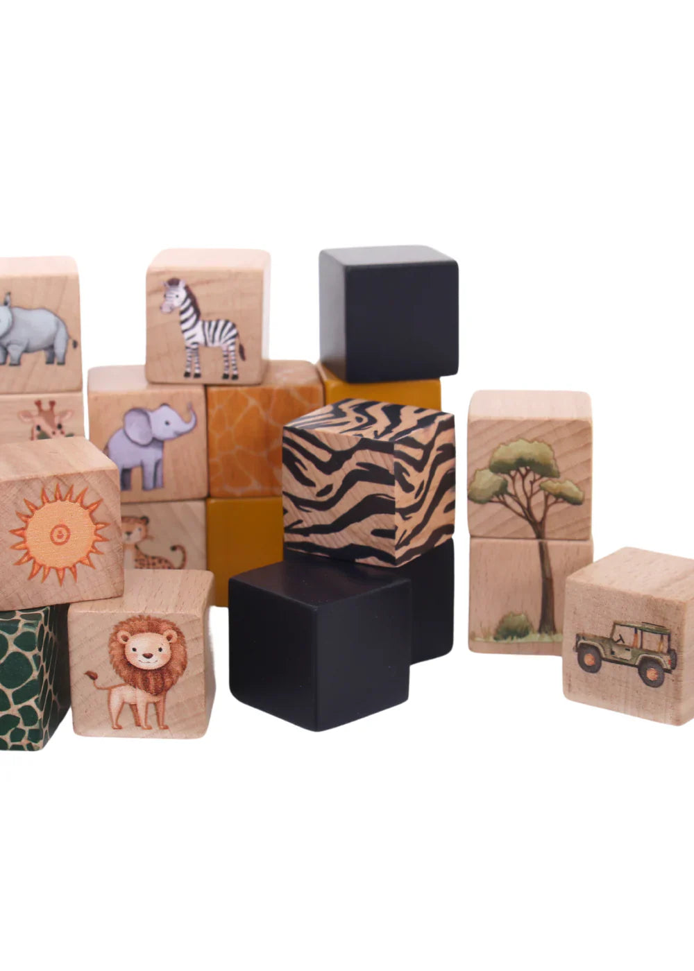Building Blocks - On Safari - 28 piece set
