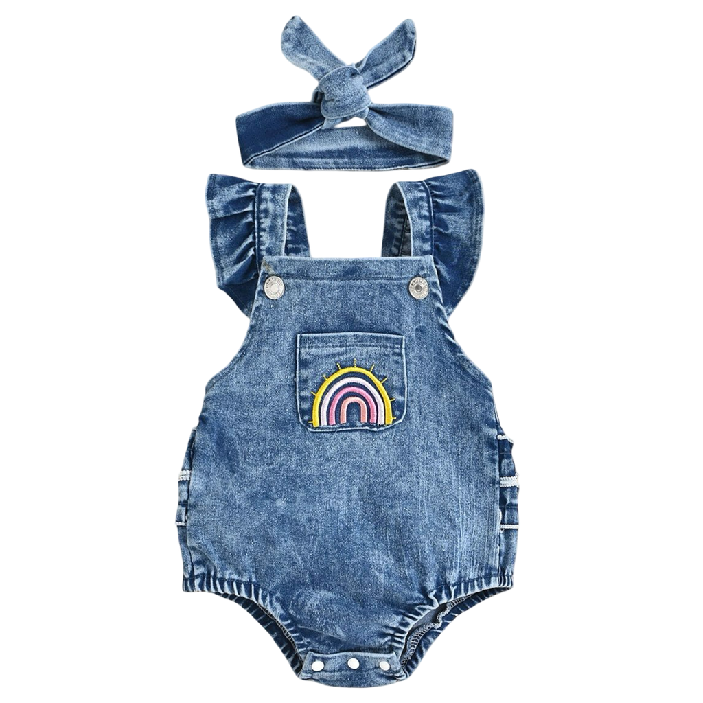 Eleanor Denim Romper