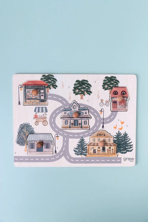 Peg Puzzle ~ Little Greyton