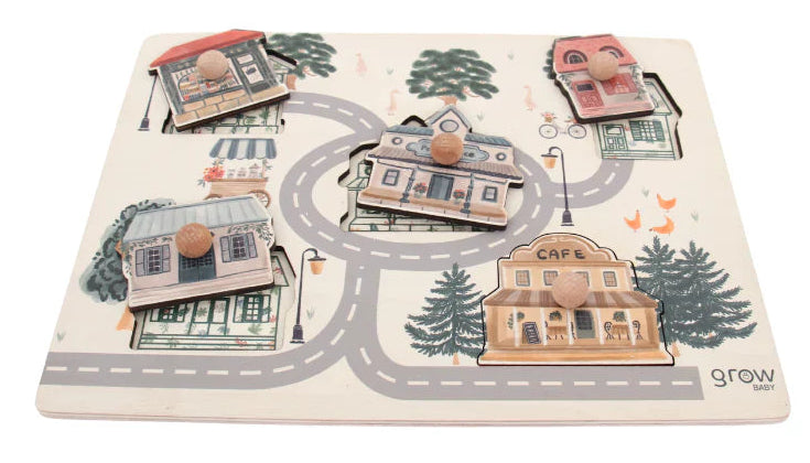 Peg Puzzle ~ Little Greyton