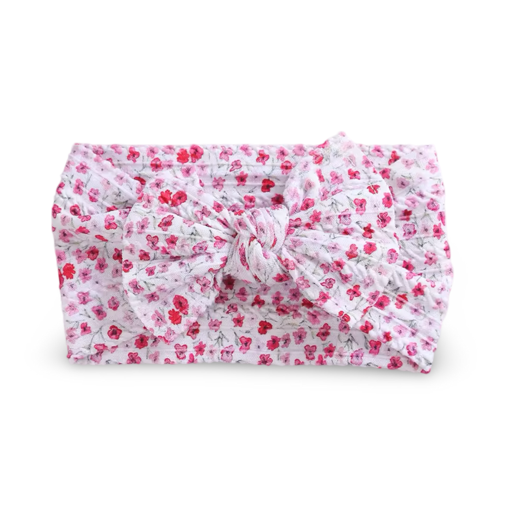 Headband | Pink & White Floral