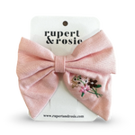 Pink Timeless Floral Hair Bow