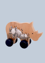 Rhino Push Toy