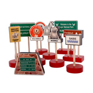 Road Signs ~ On Safari ~ 10 piece set