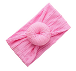 Cute Girls Light Pink Donut Knot Headband