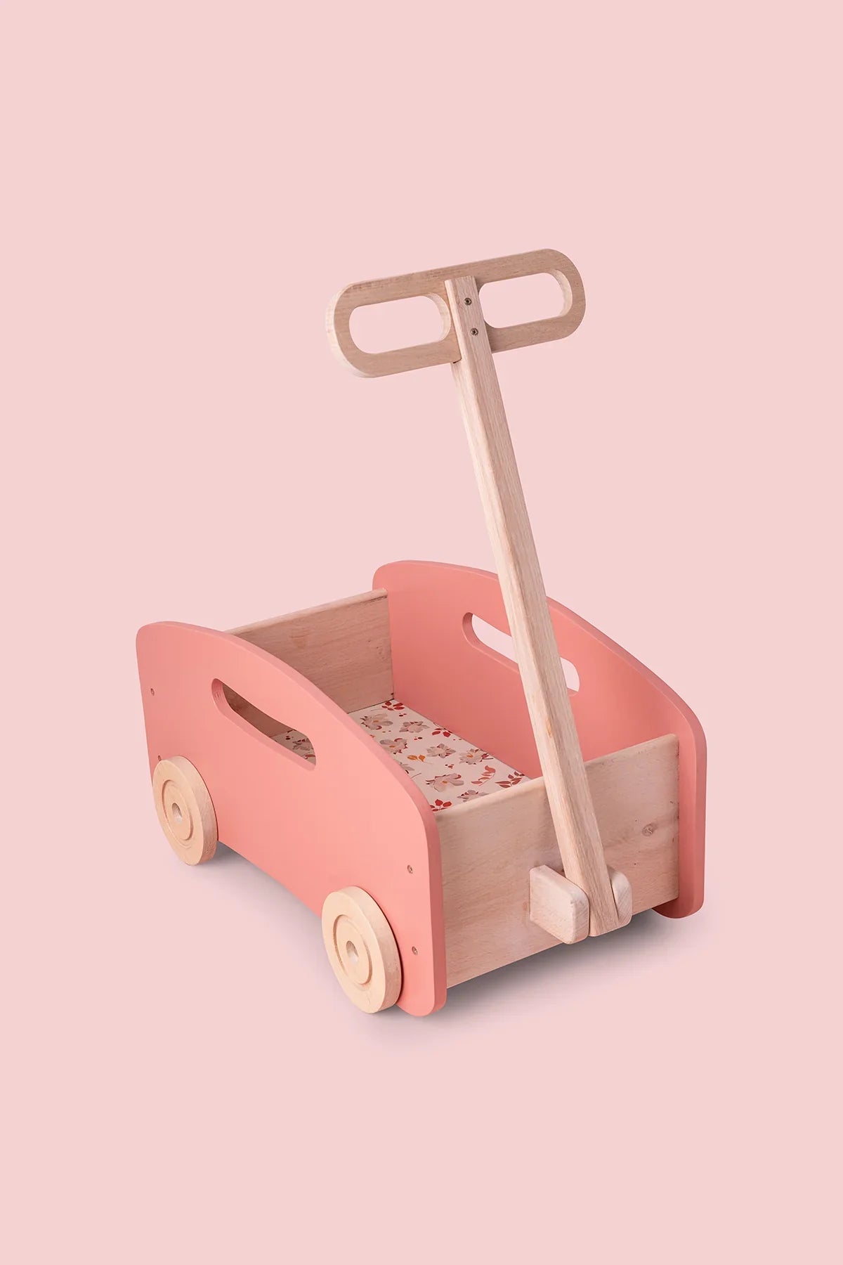 Wooden Toy Wagon / Cart / Toy Storage ~ Pink