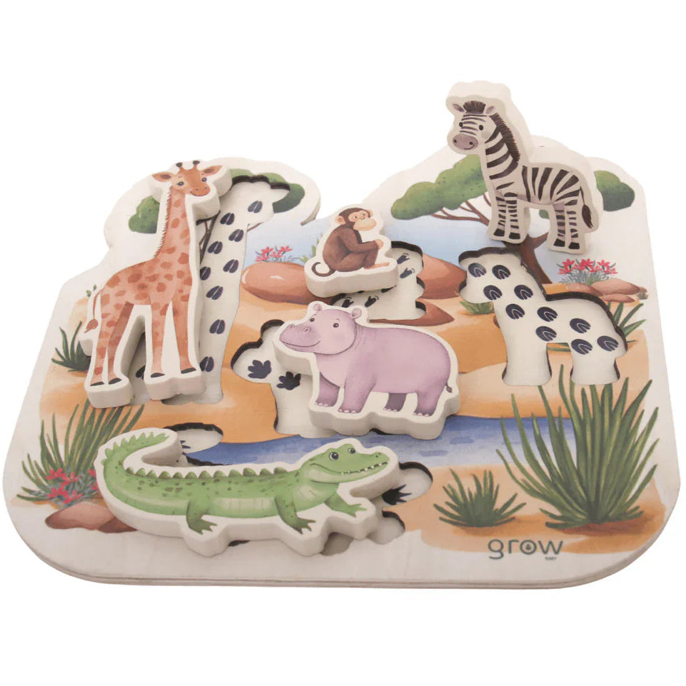 Chunky Puzzle ~ Animal Watering Hole