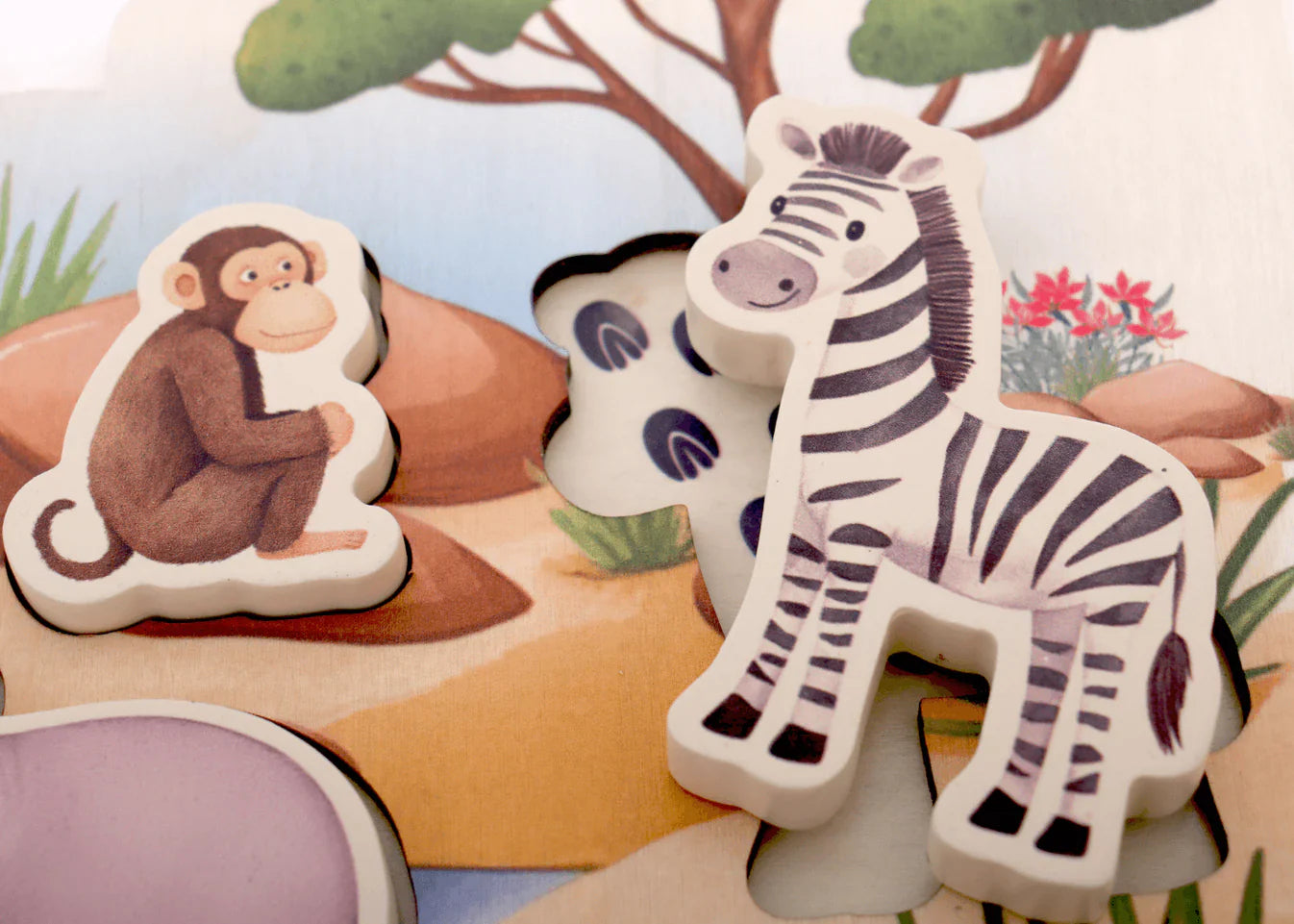 Chunky Puzzle ~ Animal Watering Hole