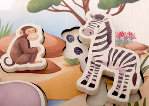 Chunky Puzzle ~ Animal Watering Hole