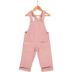 Corduroy Dungaree - Pure Cotton Blush Pink