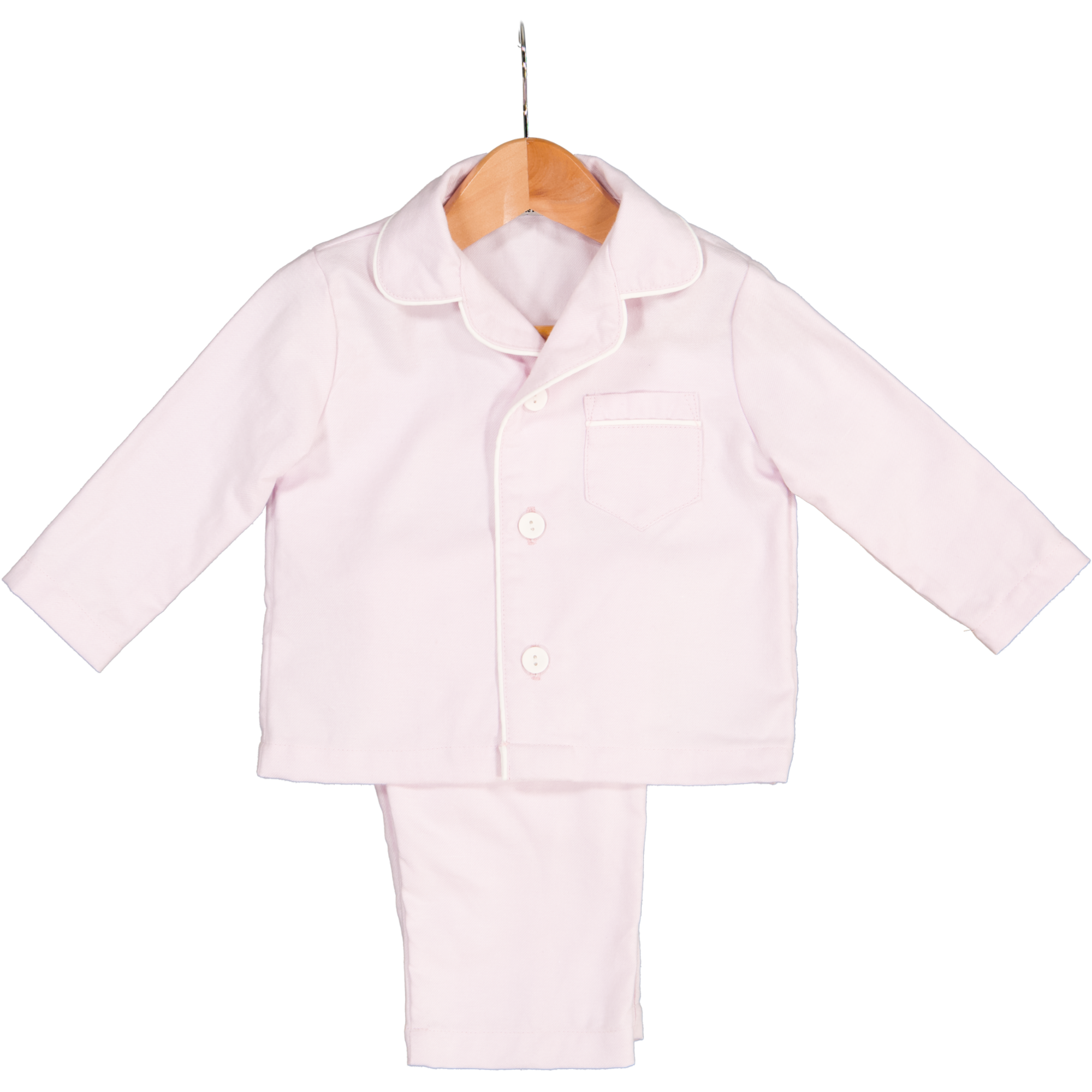 Kids Pyjama Set - Blush Yarn Dyed  Flannel