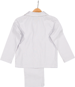 Kids Pyjama Set - Pure Yarn Dyed Cotton with Silver Stripe
