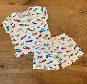 Boys Aeroplane Pyjamas Set
