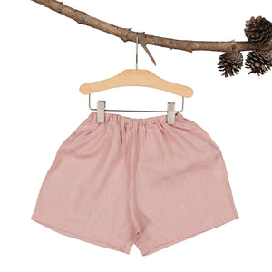 Heirloom Flare Shorts - Rose Blush