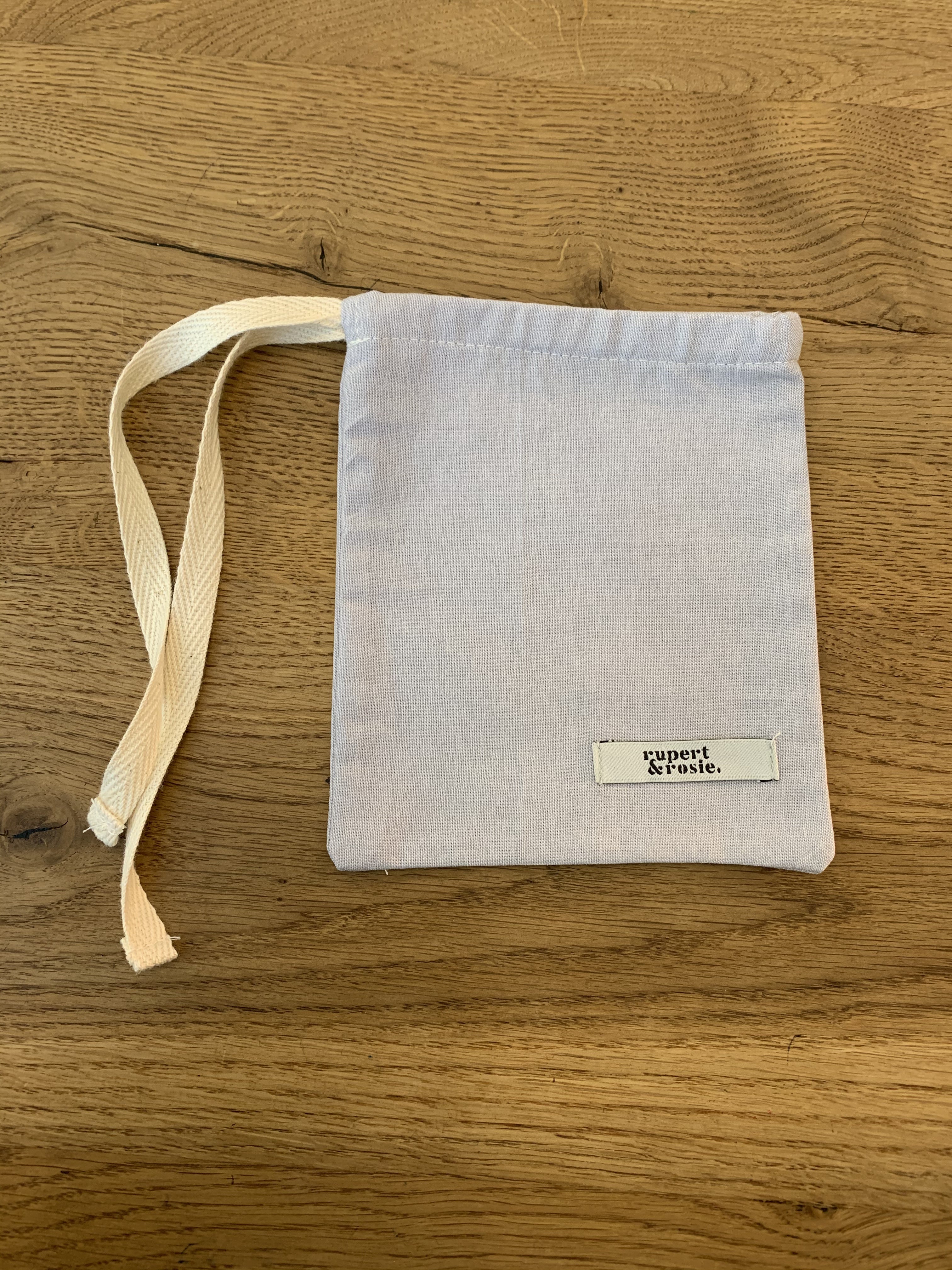Silver Small Marble Bag